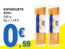 E.Leclerc ESPARGUETE €CO+ 500G promoção