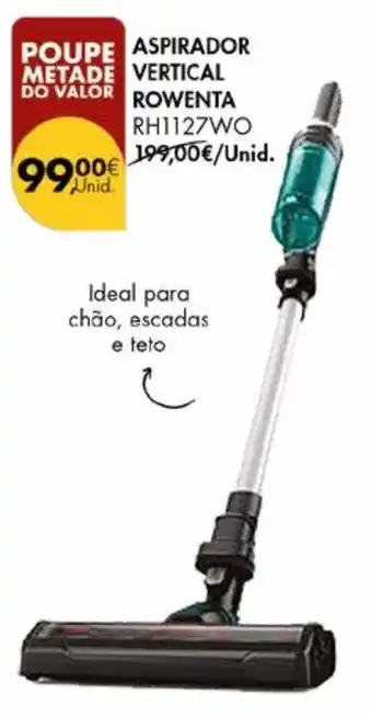 Pingo Doce ASPIRADOR VERTICAL ROWENTA promoção