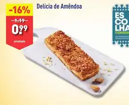 ALDI Delícia de Amêndoa unidade promoção