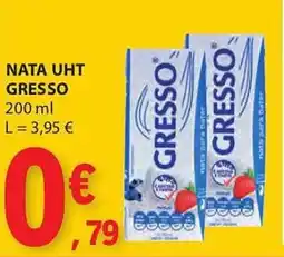 E.Leclerc NATA UHT GRESSO 200 ml promoção