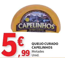 E.Leclerc QUEIJO CURADO CAPELINHOS METADES promoção