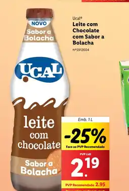 UCAL Leite com Chocolate com Sabor a Bolacha Emb. 1 L