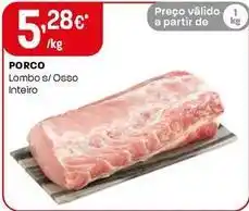 Intermarché Porco lombo s/osso inteiro promoção