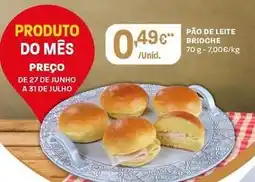 Intermarché Pão de leite brioche promoção