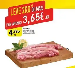 Intermarché Porco entremeada s/entrecosto promoção
