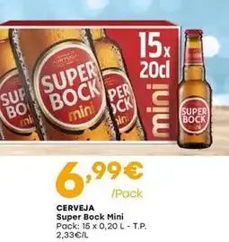 Intermarché Super bock - cerveja promoção