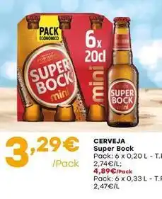 Intermarché Super bock - cerveja promoção