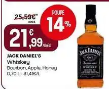 Intermarché Jack daniel's - whiskey promoção