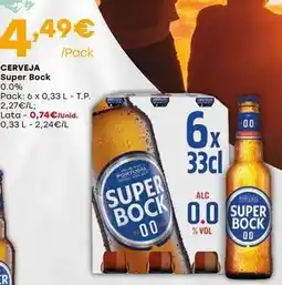 Intermarché Super bock - cerveja promoção
