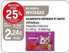 Intermarché Whiskas - alimento humido p/ gato promoção