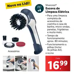 Lidl Silvercrest Escova de Limpeza Elétrica promoção