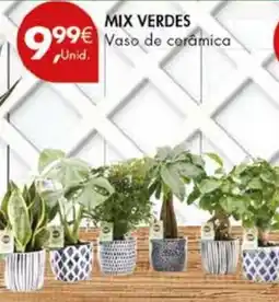 Pingo Doce MIX MIX VERDES Vaso de cerámica promoção