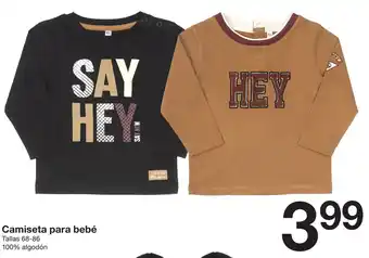 Zeeman Camiseta para Bebé Tallas 68-86 promoção