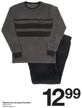 Zeeman Pijama de Rizo para Hombre Tallas S-XXL promoção