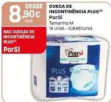 Intermarché Porsi - cueca de incontinencia plus promoção