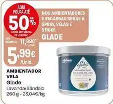 Intermarché Glade - ambientador vela promoção