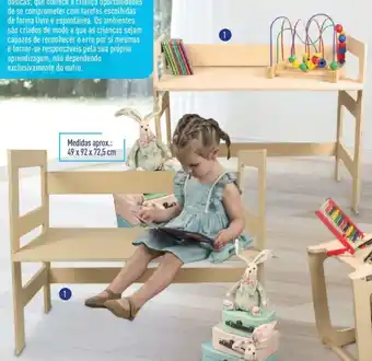 ALDI Banco e Secretária Regulável 36-71cm promoção