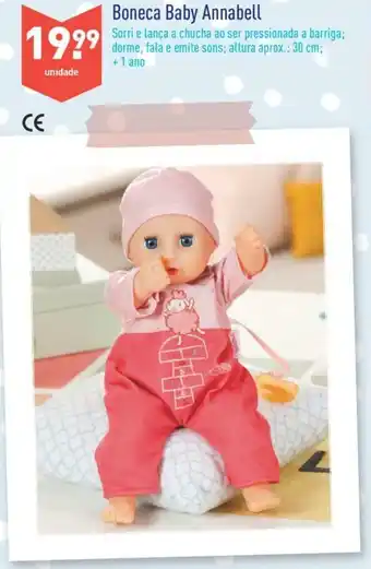 ALDI Boneca Baby Annabell 30cm promoção