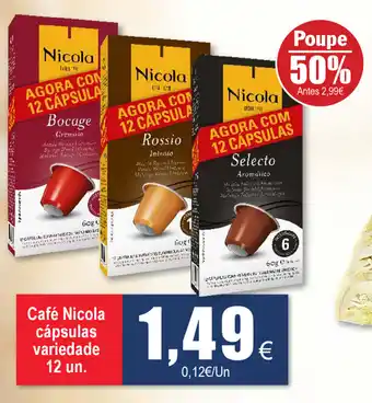 Café Nicola Cápsulas Variedade 12un.