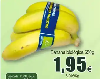 Froiz Banana Biológica 650g promoção