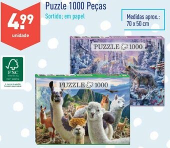 ALDI Puzzle 1000 Peças promoção