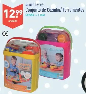 ALDI Mundo Diver Conjunto de Cozinha/ Ferramentas promoção