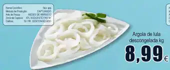 Froiz Argola de Lula Descongelada promoção