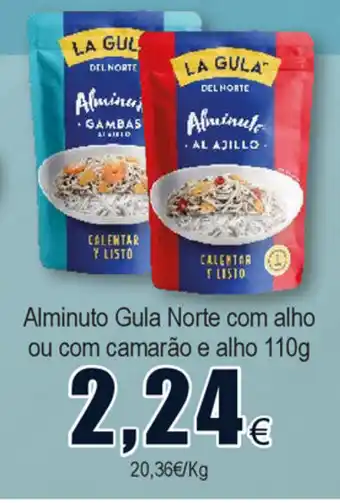 Froiz Alminuto Gula Norte com Alho ou com camarão e alho 110g promoção