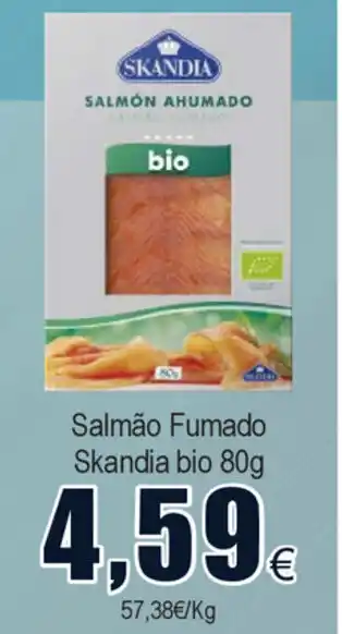 Froiz Salmão Fumado Skandia Bio 80g promoção