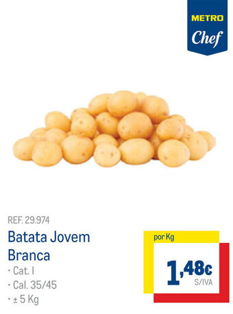 Batata Jovem Branca 5kg