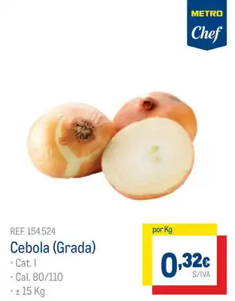 Makro Cebola Grada 15kg promoção