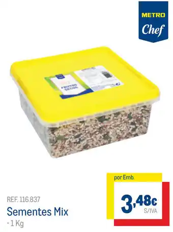 Makro Sementes Mix 1kg promoção