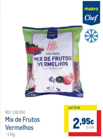 Mix de Frutos Vermelhos 1kg
