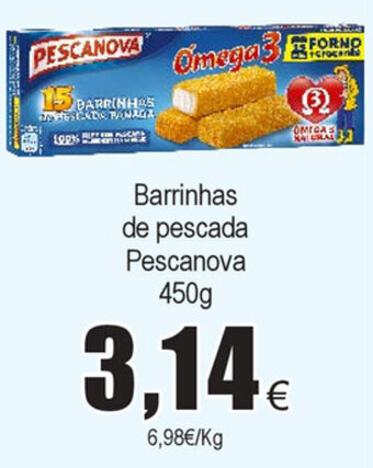 Froiz Barrinhas de pescada Pescanova 450g promoção