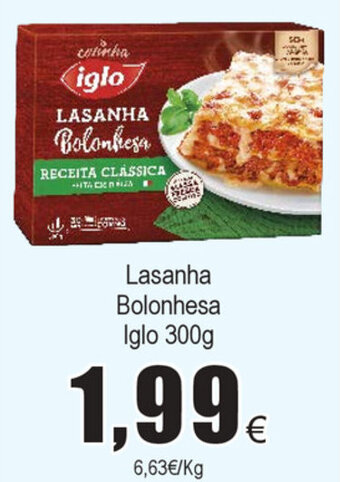 Froiz Lasanha Bolonhesa Iglo 300g promoção