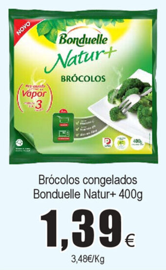 Brócolos Congelados Bonduelle Natur+ 400g