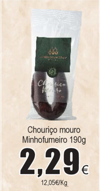 Chouriço mouro Minhofumeiro 190g