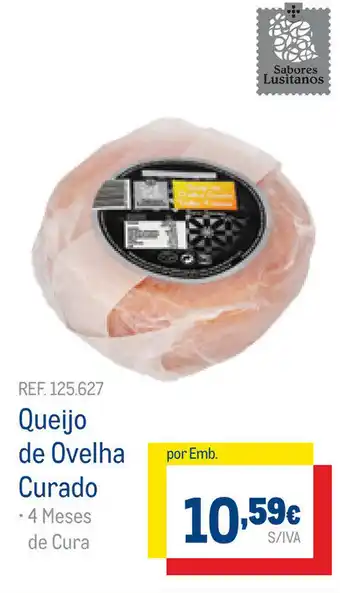 Makro Queijo de Ovelha Curado 4 Meses promoção