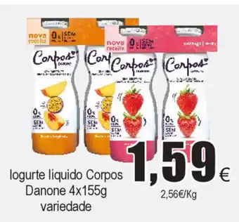 Iogurte Líquido Corpos Danone 4x155g
