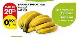 Pingo Doce BANANA IMPORTADA A GRANEL KG promoção
