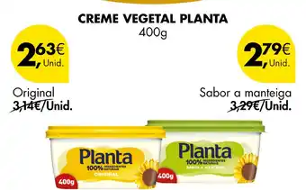 Pingo Doce CREME VEGETAL PLANTA Original promoção