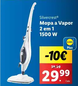 Lidl Silvercrest Mopa a Vapor 2 em 1 1500W promoção