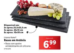 Lidl Livarno Home Bases em Ardósia promoção