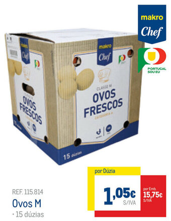 Makro Ovos M promoção
