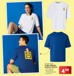 Lidl EsmaraⓇ/ LivergyⓇ T-shirt Lidl para Senhora/ Homem promoção