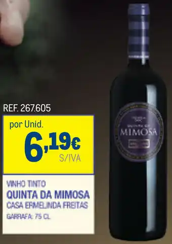 Makro Vinho Tinto Quinta da Mimosa 75cl promoção