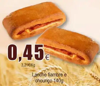 Lanche Fiambre e Chouriço 140g