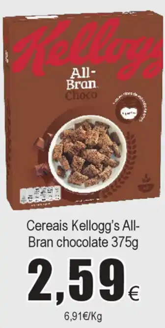 Froiz Cereais Kellogg's All Bran Chocolate 375g promoção