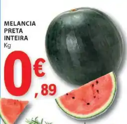 E.Leclerc MELANCIA PRETA INTEIRA Kg promoção