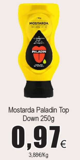 Mostarda Paladin Top Down 250g